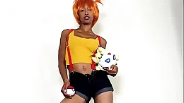 Vixi Vee in a steamy threesome with Pokémon couple Misty and Brock