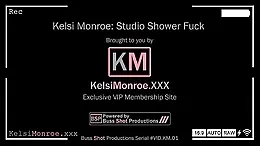 Kelsi Monroe's steamy shower scene with intense face fucking and cumshot