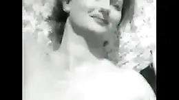 Cherrie Knight's vintage mobile video: a tribute to her natural beauty and perfect breasts